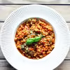 Pęczotto z pomidorami i pesto