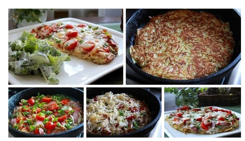 Placek ziemniaczany ala pizza