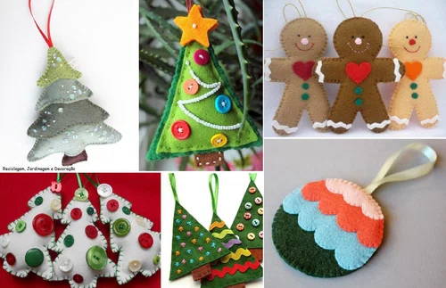Świąteczne dekoracje z materiału
