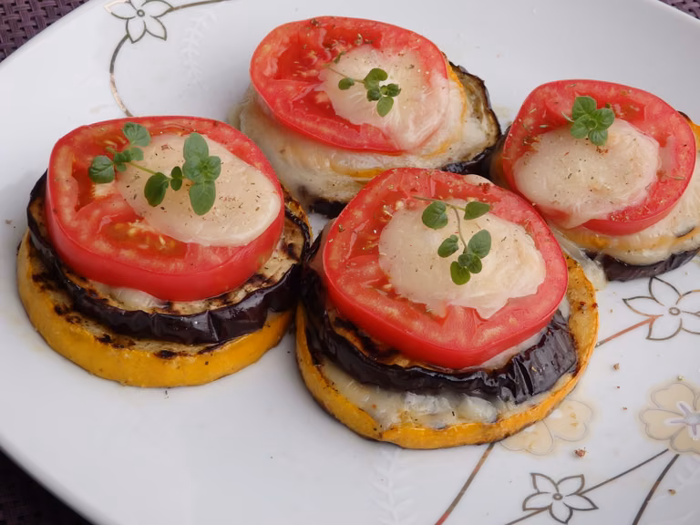 Zapiekane warzywne kanapeczki