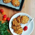 PIECZONE PLACKI Z BATATA I KALAFIORA