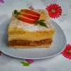 Szarlotka z budyniem