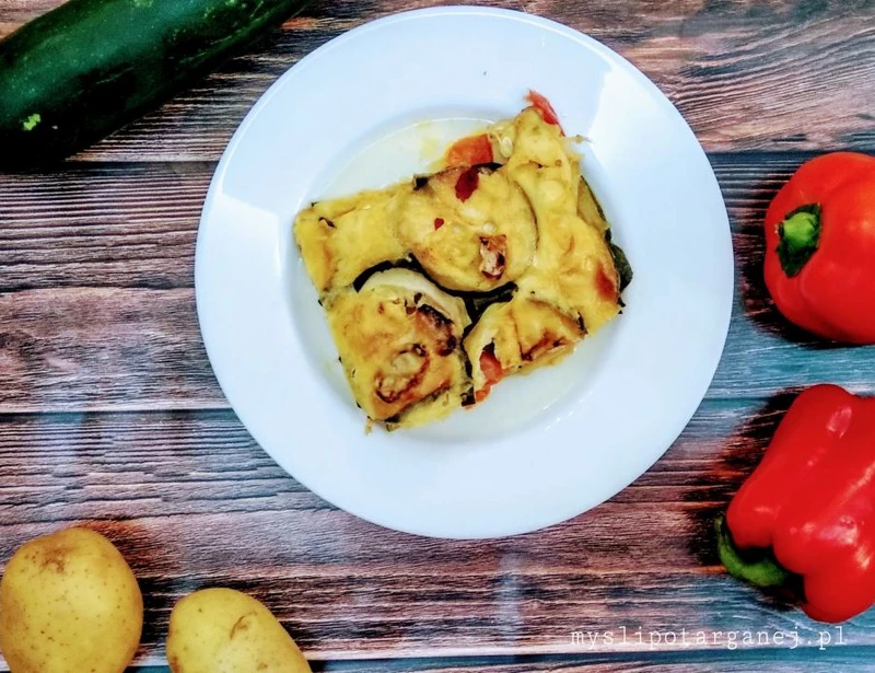 Zapiekanka z cukinią na wegetariański obiad