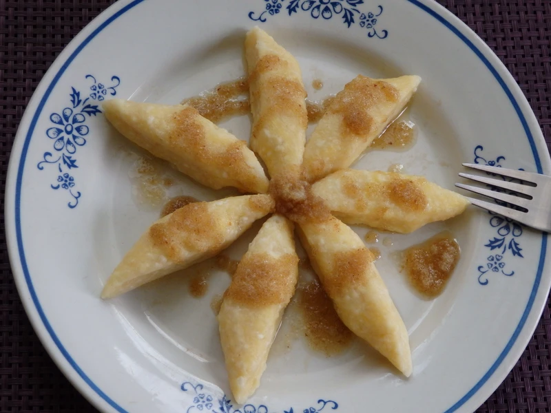 Pierogi/kluski leniwe z twarogiem
