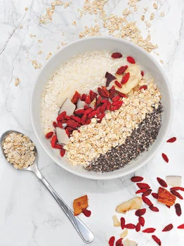 Bananowe smoothie bowl z nasionami chia