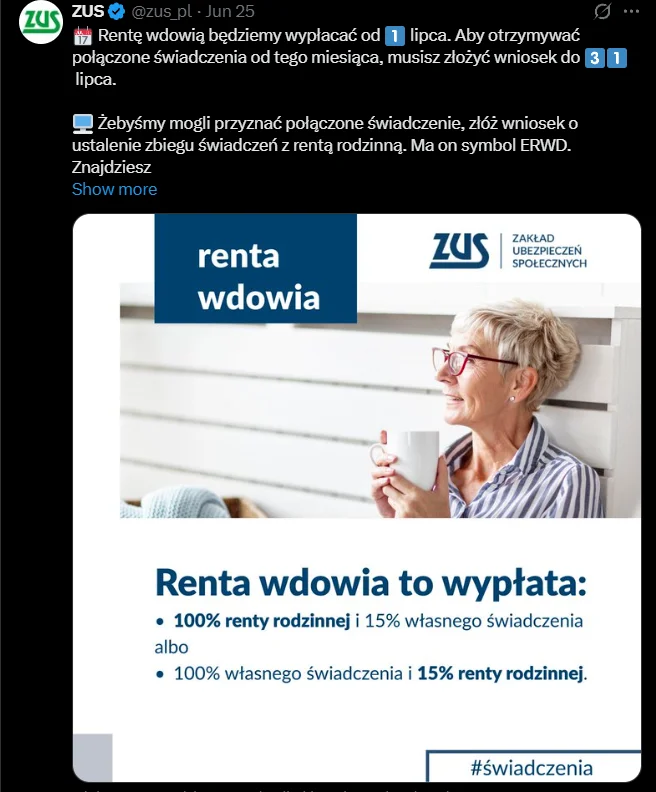 Zdjęcie Do ZUS wpłynęło milion wniosków o nowe świadczenie! Już jutro startują wypłaty #1