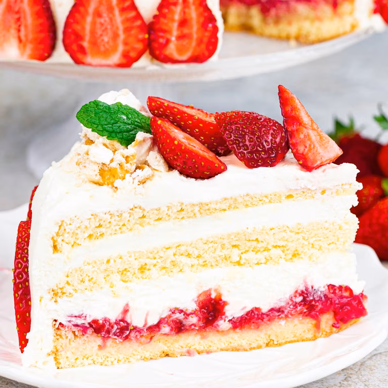 Tort truskawkowy