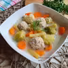Zupa jarzynowa z klopsikami
