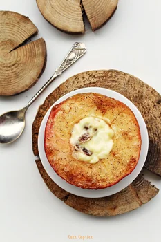 Pieczone jabłka z twarożkiem