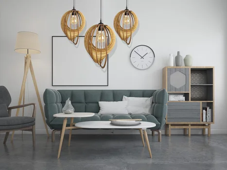 Lampa drewniana DIY