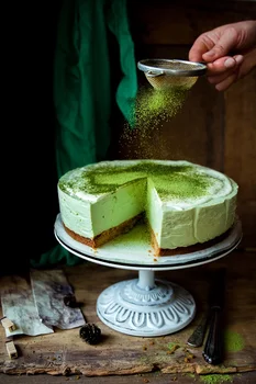 Sernik matcha