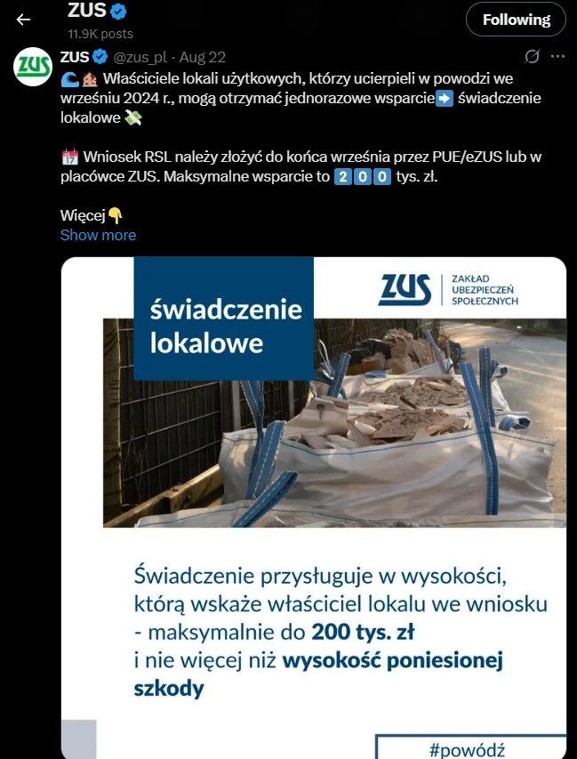 Zdjęcie Do 200 tys. złotych na remont dla właścicieli lokali! ZUS przypomina, że wniosek o świadczenie tylko do 30 września #1