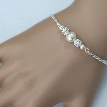bransoletka z perłą