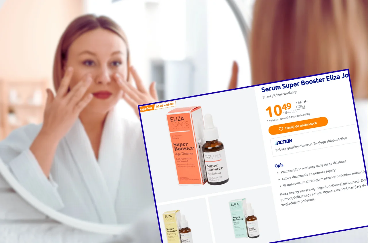 To serum z Action kosztuje tylko 10 zł i ma fantastyczne opinie! Kilka kropli w domowym spa, a skóra wygląda jak po zabiegu u kosmetyczki