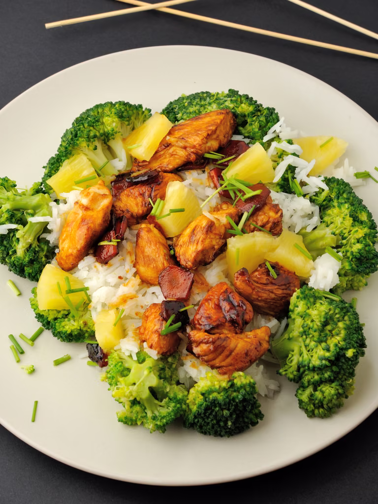Ananasowy Indyk Stir Fry