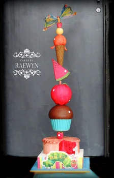 Torcik ze słodkościami