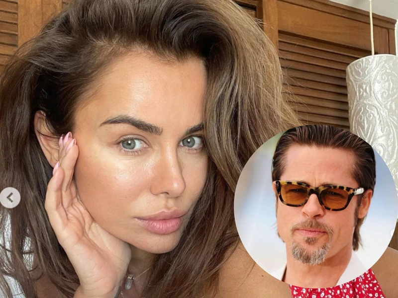Natalia Siwiec w reklamie z Bradem Pittem! Plakat z modelką i aktorem krąży po sieci!