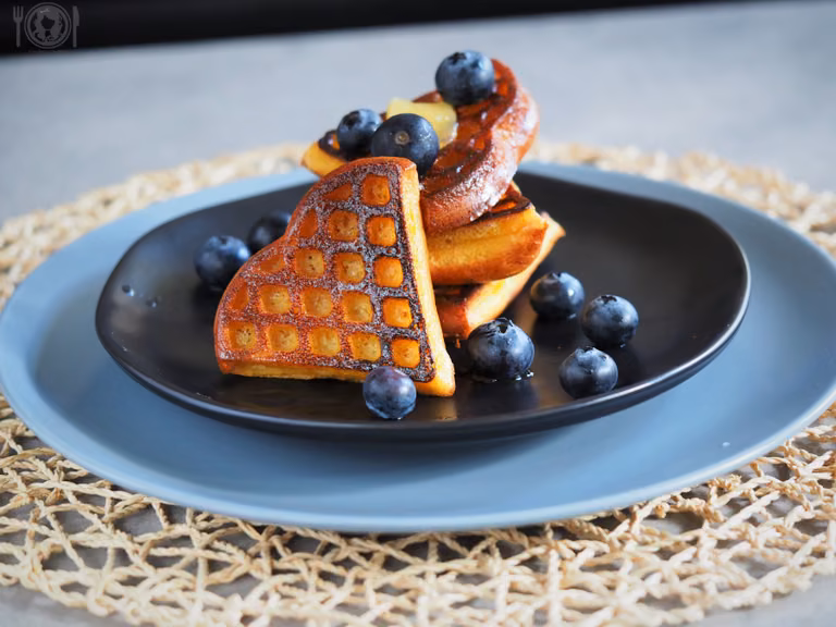 Keto gofry łubinowe (Paleo, LowCarb) - moderncavegirl.pl