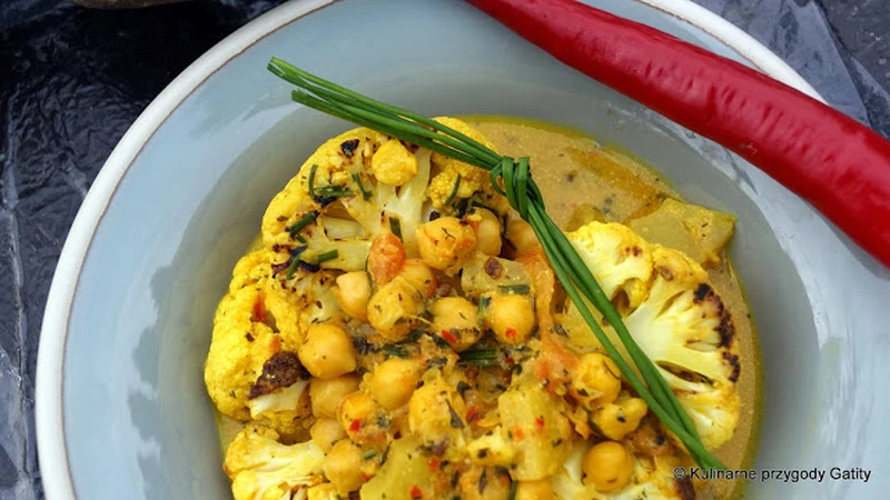 Keralskie curry warzywne według Jamiego Olivera