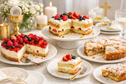 Ciasta na komunię - te 3 wypieki zawsze znikają ze stołu pierwsze!