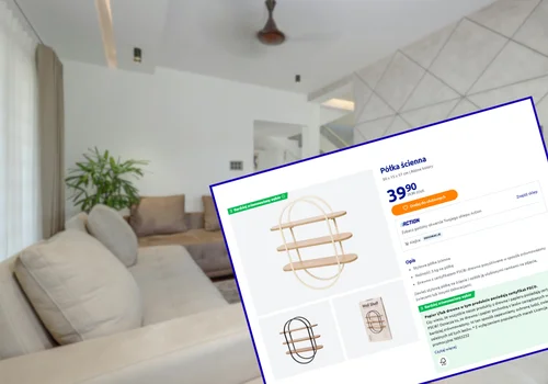 Ta półka z Action za 39,90 zł odmieni każdą nudną ścianę! Oryginalny wygląd, solidna i sporo pomieści