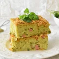 Babka ziemniaczana z bazyliowym pesto