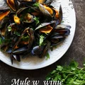 Mule w winie, mejillones a la marinera