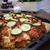 Domowa pizza z ogórkiem świeżym !