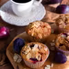 Gryczane muffiny ze śliwkami i marcepanem - food²