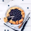 Pyszne ciasto z borówkami - jak tarta!