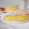 Włoska torta della nonna z kremem pasticcera