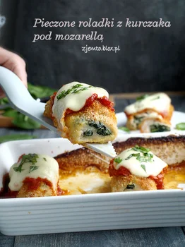 Roladki z kurczaka pod mozzarellą