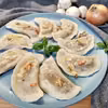 Pierogi z pieczarkami i serem żółtym