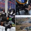 Migranci umieszczeni w centrum logistycznym. Po niektórych przyleciał samolot z Iraku