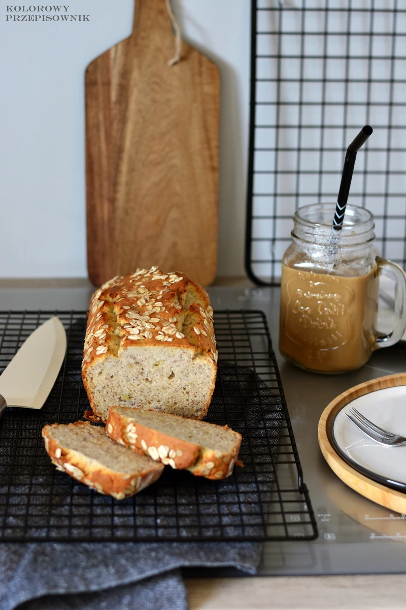 Bezglutenowy chlebek bananowy (na mące ryżowej)