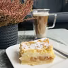 Szarlotka z budyniem