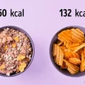 14 zdjęć, które porównują kaloryczność zdrowych i niezdrowych produktów. NIE WIDAĆ wielkiej różnicy