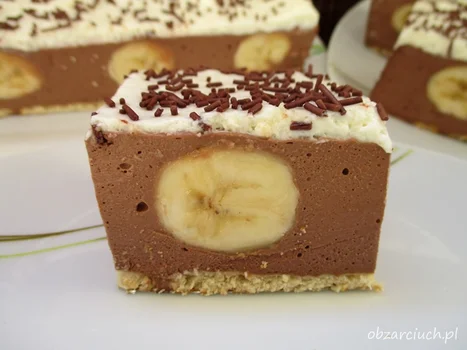 Ciasto bananowe bez pieczenia