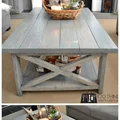 DIY- szara drewniana ława