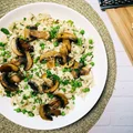 WTOREK: RISOTTO Z GROSZKIEM I PIECZARKAMI