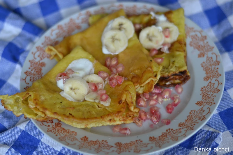 Pachnące wanilią naleśniki budyniowe
