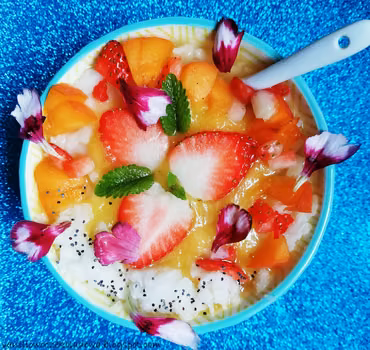 Smothie Ananas+mango+płatki ryżowe