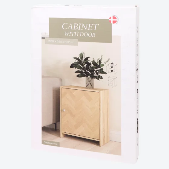 Zdjęcie Ta szafka z Action z motywem jodełki za 59 zł to najnowszy hit wnętrz! Kompaktowe wymiary, ale pojemna i zrobi świetny efekt w salonie #2