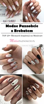 Modne Paznokcie z Brokatem – TOP 20+ Ślicznych Inspiracji na Piękny Manicure