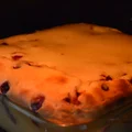 Mleczny deser z czereśniami