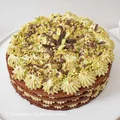 Tort czekoladowo-pistacjowy