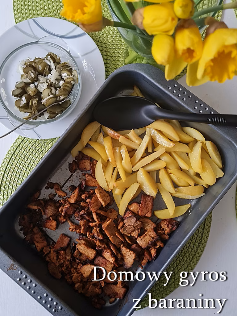 Domowy gyros z baraniny