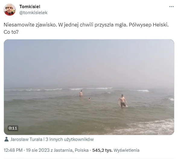 Zdjęcie Tajemnicza mgła nad Bałtykiem! Eksperci wyjaśniają, co się dzieje! #1