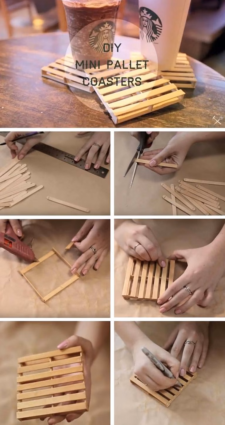 DIY- podstawki na kubki
