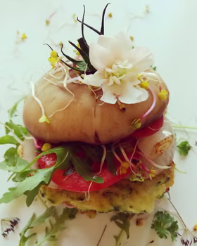 Wegetariańskie burgery z portobello